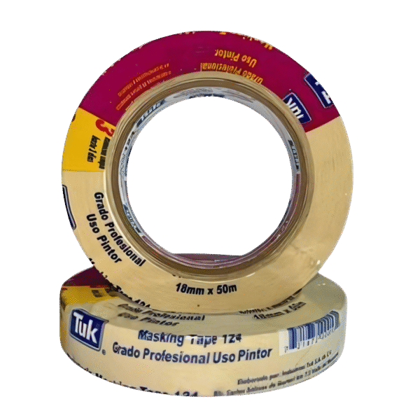 CINTA MASKING TUK 124 MEDIDAS: 12X50, 18X50, 24X50 Y 48X50