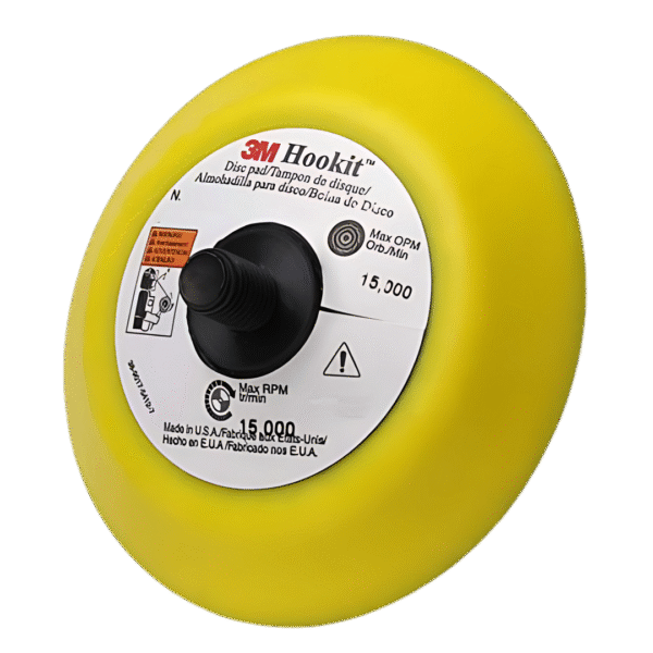 RESPALDO HOOKIT 02700 LOS GANCHOS EN FORMA DE J SUJETAN FIRMEMENTE UN DISCO 3M HOOKIT